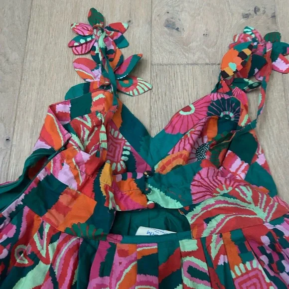 Anthropologie Farm Rio Palm Midi Dress *zipper flaw*
wedding guest dress - Picture 6 of 12